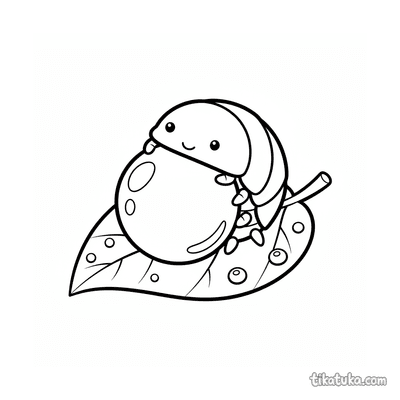 Pill Bug with a Ball