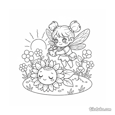 Pixie Delivering Morning Dew