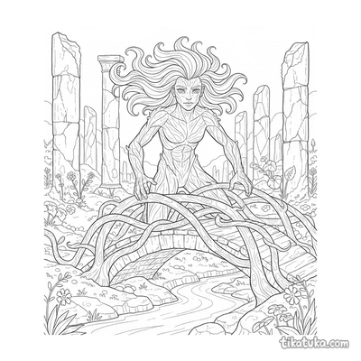 Plant Hero in Ancient Forest Ruins