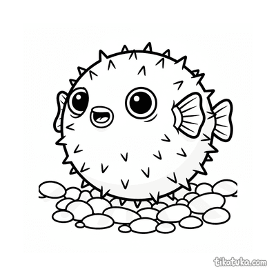 Puffed-Up Pufferfish
