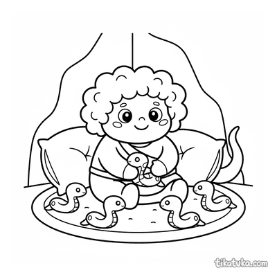 Plush Gorgon Snake Pet Keeper