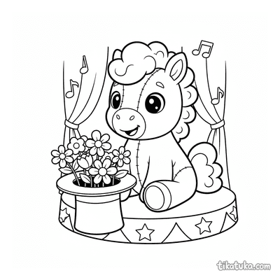 Plush Pony Magician