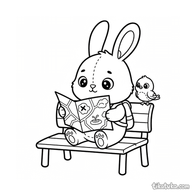 Rabbit with Park Map