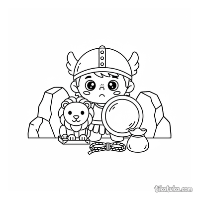 Plush Perseus in the Cave