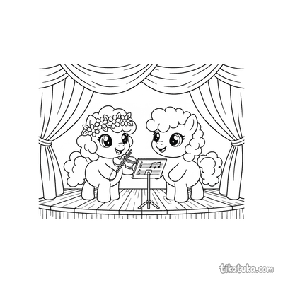 Pony Duet on Stage