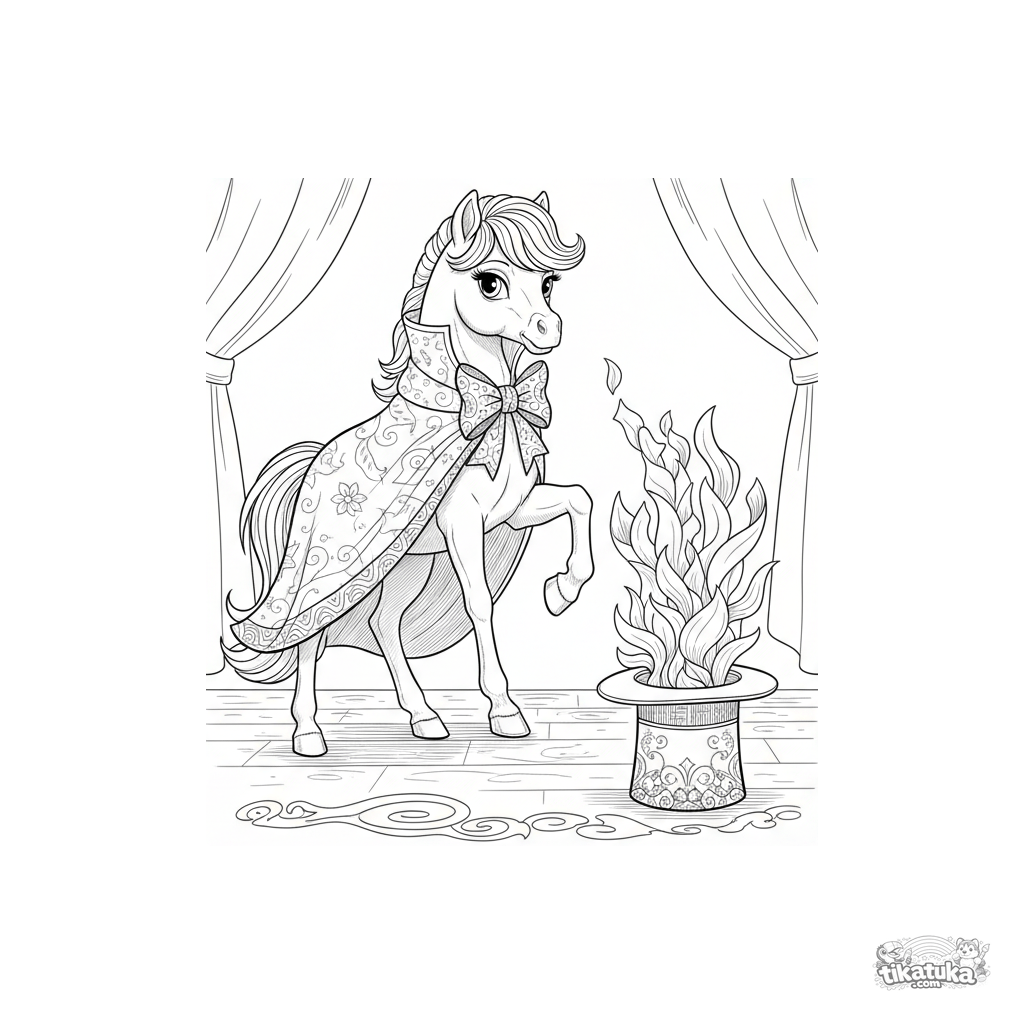 Pony Magician with Top Hat