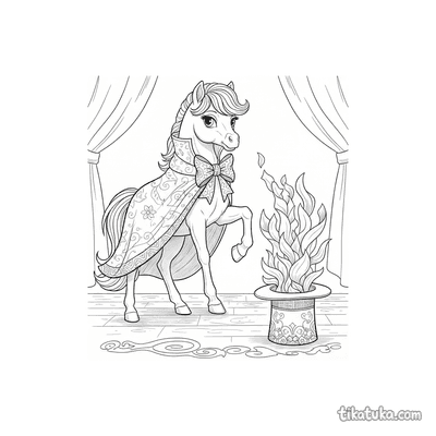 Pony Magician with Top Hat