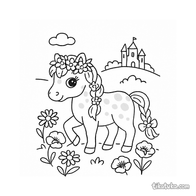 Pony Princess with Meadow Crown