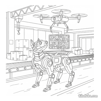 Quadruped Cargo Loader Robot