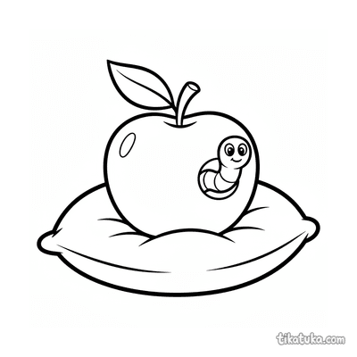 Apple on Pillow