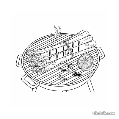 Bundle of Grilled Asparagus