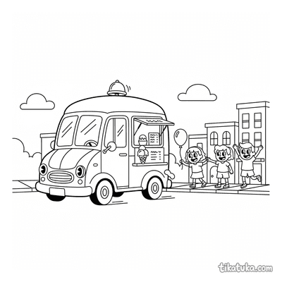 Retro Ice Cream Truck