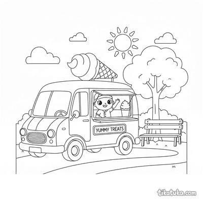 Retro Ice Cream Truck