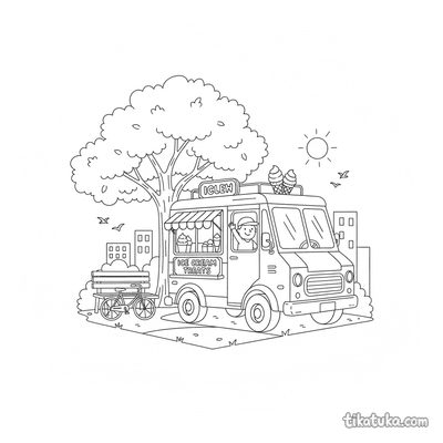 Retro Ice Cream Truck