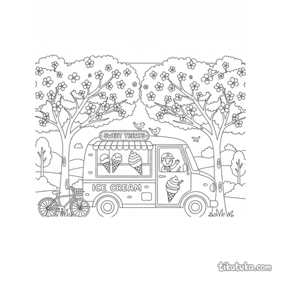 Vintage Ice Cream Truck