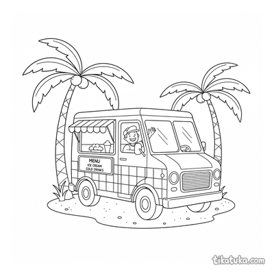 Retro Ice Cream Truck