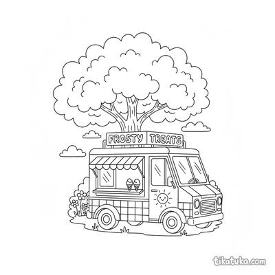 Retro Ice Cream Truck