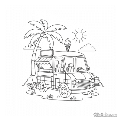 Retro Ice Cream Truck