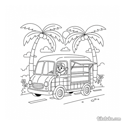 Retro Ice Cream Truck