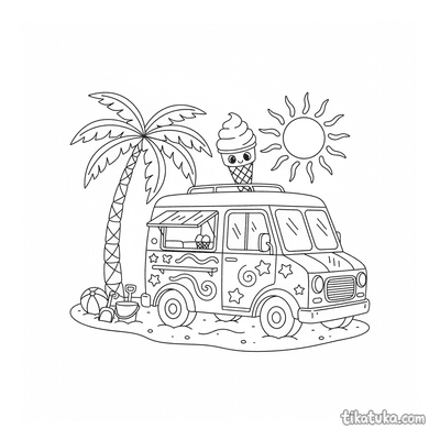 Retro Ice Cream Truck
