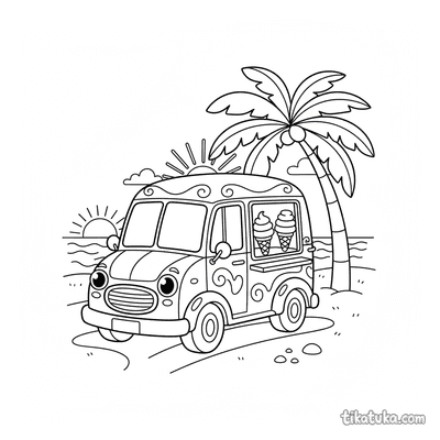 Retro Ice Cream Truck