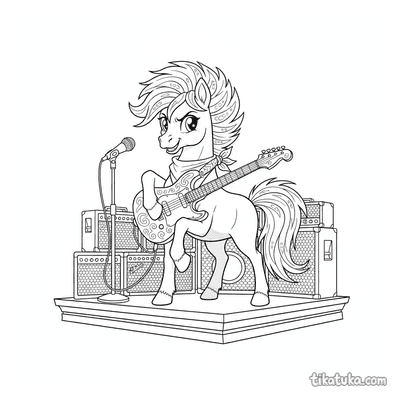 Rock Pony Singer on Stage