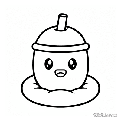 Round Boba Cup