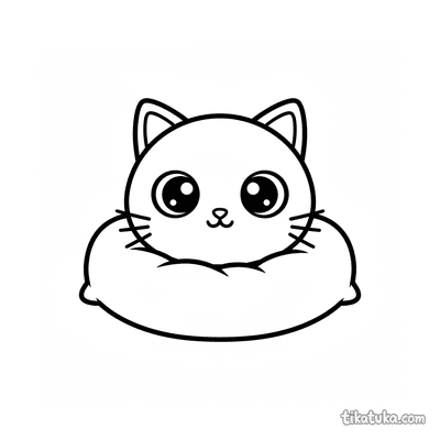 Round Cat Face