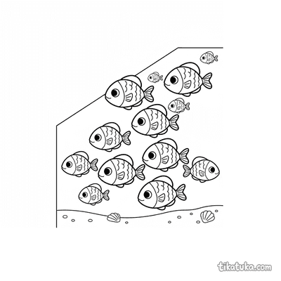 School of Silvery Fish