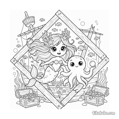 Sea Princess Exploring a Sunken Ship