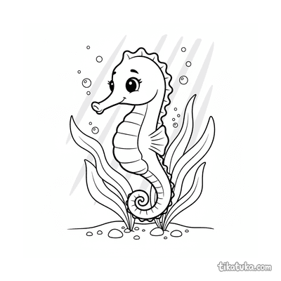 Seahorse Hitching a Ride
