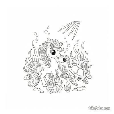 Seapony with a Glowing Mane