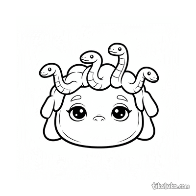 Gorgon Face for Toddlers