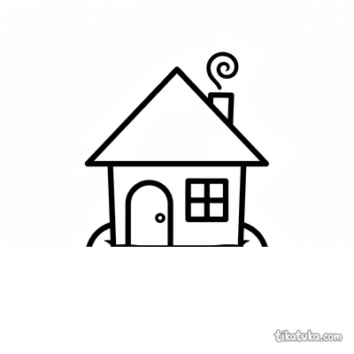 Little House on Cushion