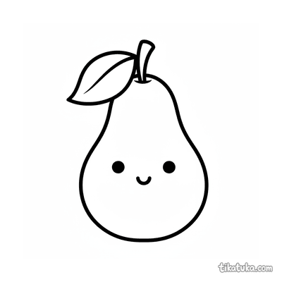 Simple Pear for Toddlers