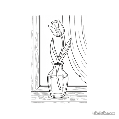 Tulip in a Vase
