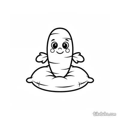 Smiling Carrot Toy