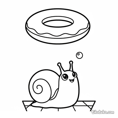 Snail Watching the Pool Ring