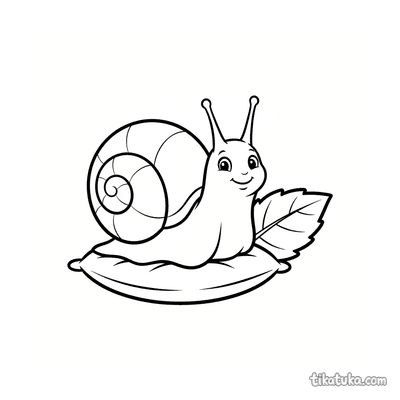 Snail with Shell House