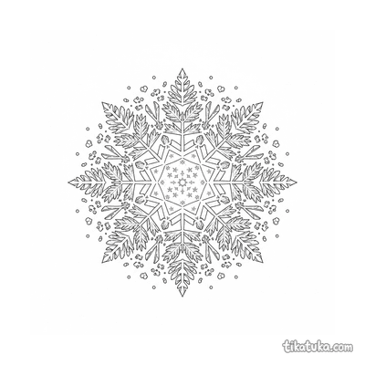 Snowflake Crystal Mandala