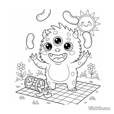 Monster Juggling Jelly Beans