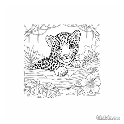 Spotted Jaguar Cub