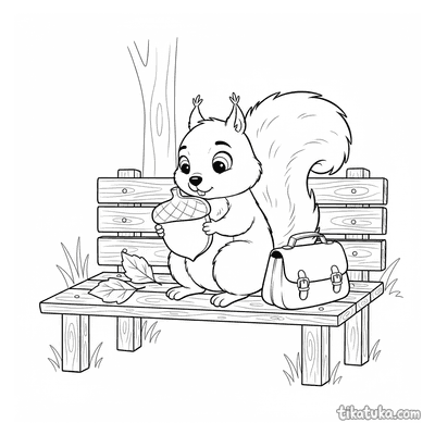 Squirrel with Acorn Puzzle