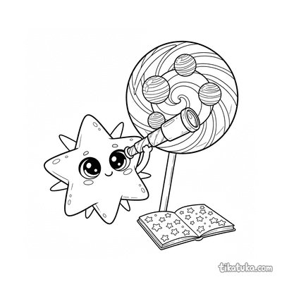 Star Microbe Astronomer on Lollipop