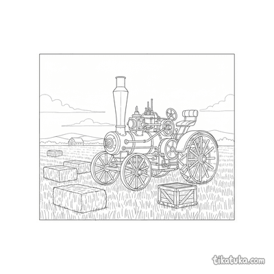 Steam-Powered Tractor