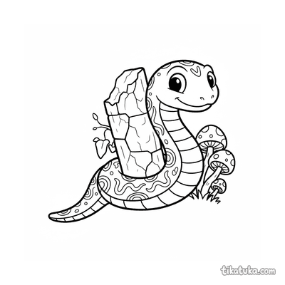 Stone Snake Guardian