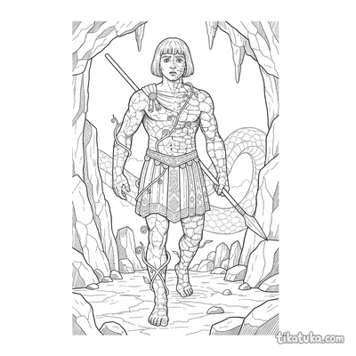Stone Warrior Statue in the Lair