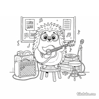 Hedgehog Guitarist