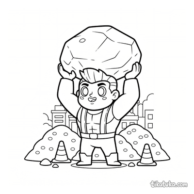 Strength Hero at Construction Site