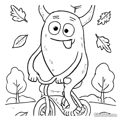 Monster Learning to Ride
